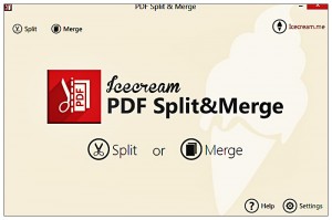  Ice Cream Split and Merge (PDF dosyalarını düzenleme, kesme ve birleştirmek için) 