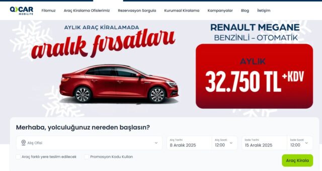 Samsun Araç Kiralama - qcar.com.tr